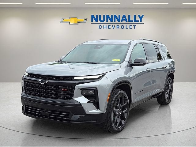2026 Chevrolet Traverse RS in Sterling Gray Metallic — front three-quarter view