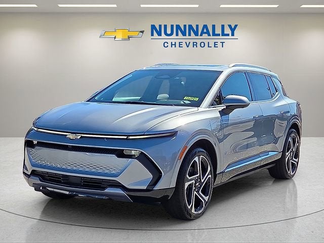 2026 Chevrolet Equinox EV LT in Sterling Gray Metallic — front three-quarter view