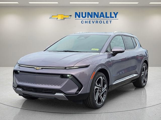 2026 Chevrolet Equinox EV LT in Galaxy Gray Metallic — front three-quarter view