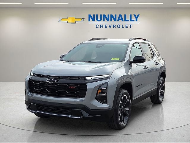 2026 Chevrolet Equinox RS in Sterling Gray Metallic — front three-quarter view
