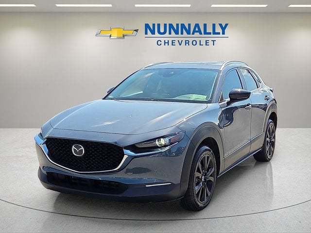 2023 Mazda Mazda CX-30 2.5 S Carbon Edition in Gray — front three-quarter view