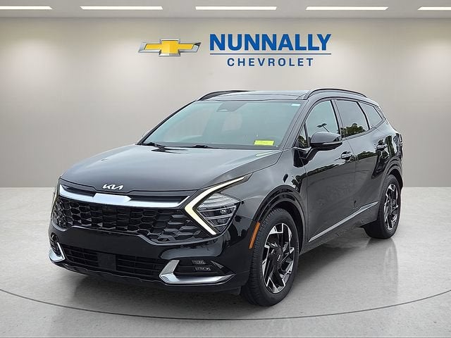 2023 Kia Sportage SX-Prestige in Black — front three-quarter view