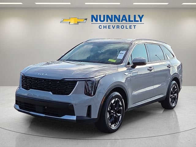 2025 Kia Sorento S in Gray — front three-quarter view