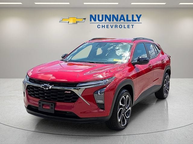 2026 Chevrolet Trax 2RS in Apex Red — front three-quarter view