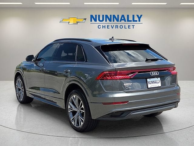 2020 Audi Q8 — rear three-quarter view